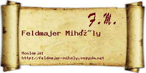 Feldmajer Mihály névjegykártya